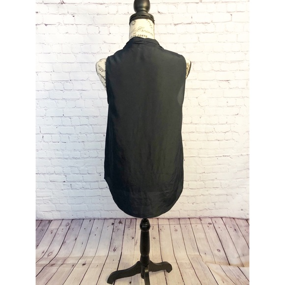 Michael Kors Navy Flowy Top - Picture 2 of 4